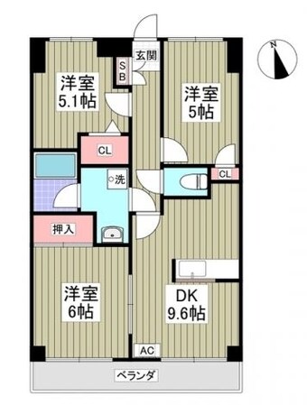 サニーエステートの物件間取画像